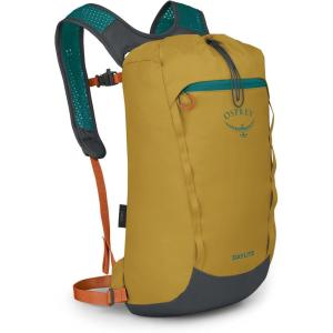 Osprey Daylite Cinch Backpack – Lightweight Travel Bag for Hikes, Festivals, and Everyday, Fuzzy Window Print/Torrent Blue(Tumbleweed Yellow/Tunnel Vision)