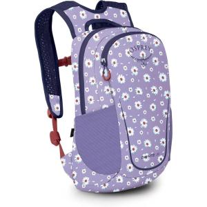 Osprey Daylite Jr. Kids’ Commuter Backpack – Everyday, Hiking Backpack for Boys and Girls – Lightweight Travel Bag, Frost Moon(Daisy Print/Euphoria Purple)