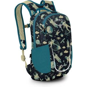 Osprey Daylite Jr. Kids’ Commuter Backpack – Everyday, Hiking Backpack for Boys and Girls – Lightweight Travel Bag, Frost Moon(Space Travel Print/Antique Blue)