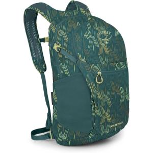 Osprey Daylite Plus Commuter Backpack – Everyday Pack with Laptop Sleeve, Bottle Pockets, and Extra Storage, Iris Pink(Fuzzy Window Print-torrent Blue)