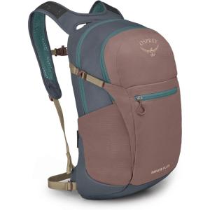 Osprey Daylite Plus Commuter Backpack – Everyday Pack with Laptop Sleeve, Bottle Pockets, and Extra Storage, Iris Pink(Magma Brown/Tungsten)