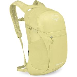 Osprey Daylite Plus Commuter Backpack – Everyday Pack with Laptop Sleeve, Bottle Pockets, and Extra Storage, Iris Pink(Wander Yellow)