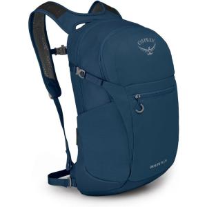 Osprey Daylite Plus Commuter Backpack – Everyday Pack with Laptop Sleeve, Bottle Pockets, and Extra Storage, Iris Pink(Wave Blue)