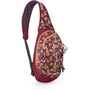Osprey Daylite Shoulder Sling Bag – Compact Crossbody Backpack for Everyday Carry, Festivals, and Lightweight Travel(Liquify Print/Kakio Pink)