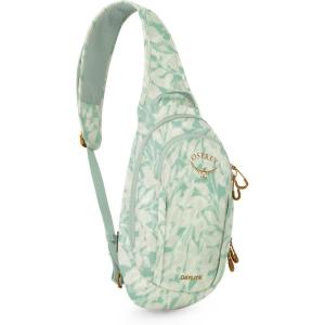 Osprey Daylite Shoulder Sling Bag – Compact Crossbody Backpack for Everyday Carry, Festivals, and Lightweight Travel(Shaleafy Print Frosty Mint)