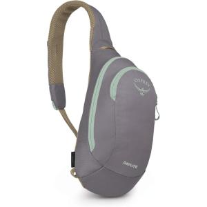Osprey Daylite Shoulder Sling Bag – Compact Crossbody Backpack for Everyday Carry, Festivals, and Lightweight Travel(Soundwave Grey Latte Brown)