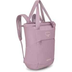 Osprey Daylite Tote Pack – Shoulder or Backpack Carry with Laptop Sleeve, Iris Pink(Iris Pink)
