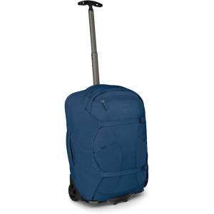Osprey Farpoint Fairview 65L Wheeled Travel Pack – Rolling Backpack Travel Bag – Luggage with Wheels, Cascade/Torrent Blue(Antique Blue)