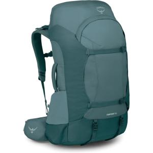 Osprey Farpoint Trek 55L Men’s Travel Backpack – Hybrid Backpacking & Travel Bag with Internal Organization, Cascade Blue/Torrent Blue(Cascade Blue Torrent Blue)