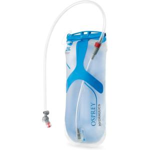 Osprey Hydraulics Backpack Water Reservoir with Bite Valve – BPA-Free, Leakproof Hydration Bladder with QuickConnect and Slide-Seal – Compatible with Most Hiking and Biking Packs, Clear(2L)