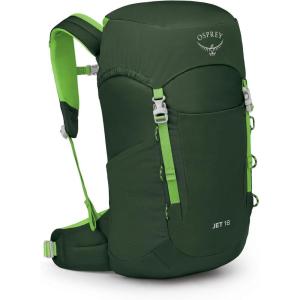 Osprey Jet 18L Kid’s Hiking Backpack, Green Canopy(Green Canopy)
