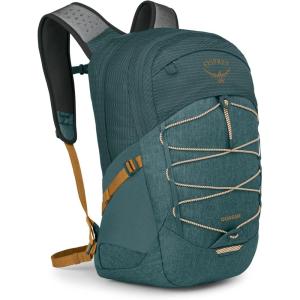 Osprey Quasar Commuter Backpack – Slim Everyday Bag with Laptop Sleeve & Bottle Pockets for Work & Schoo, Phantom Grey Heather(Torrent Blue Heather)