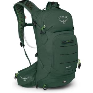 Osprey Raptor 14L Men’s Mountain Biking Backpack with Hydraulics Reservoir(Tundra Green)