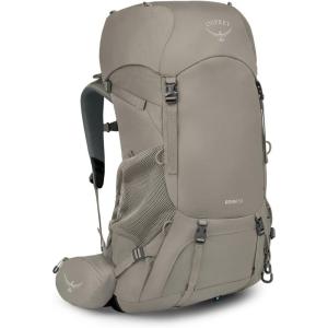Osprey Renn 65L Women’s Backpacking Backpack, Dark Charcoal/Gray Wolf, Extended Fit(Pediment Grey/Linen Tan)