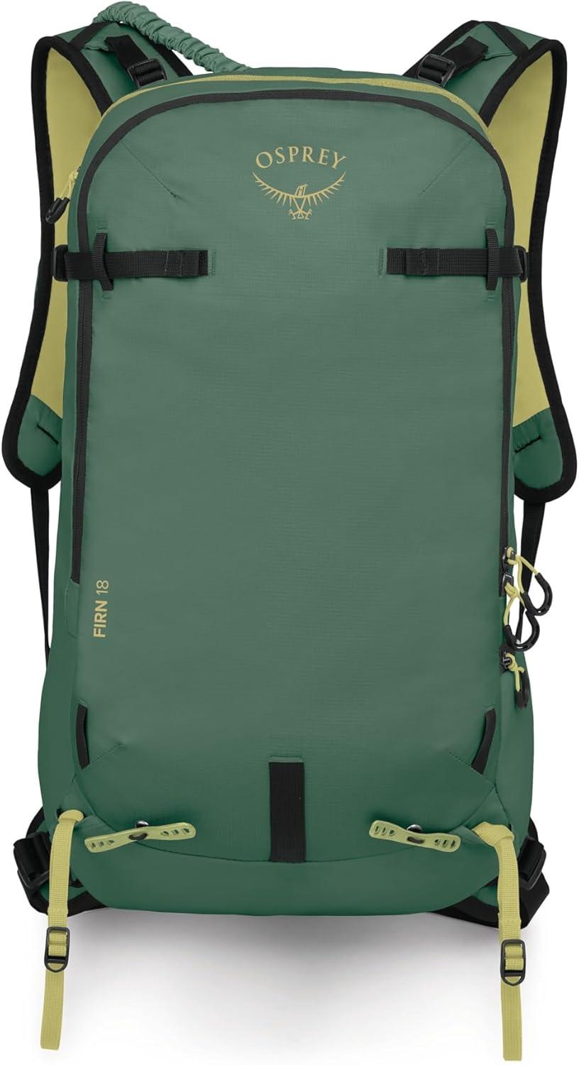 imageOsprey Firn 18L Ski and Snowboard Backpack Lightweight Touring Backpack Euphoria Purple MediumLargeTundra Green