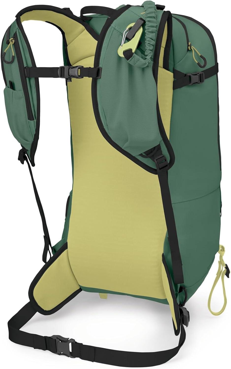 imageOsprey Firn 18L Ski and Snowboard Backpack Lightweight Touring Backpack Euphoria Purple MediumLargeTundra Green