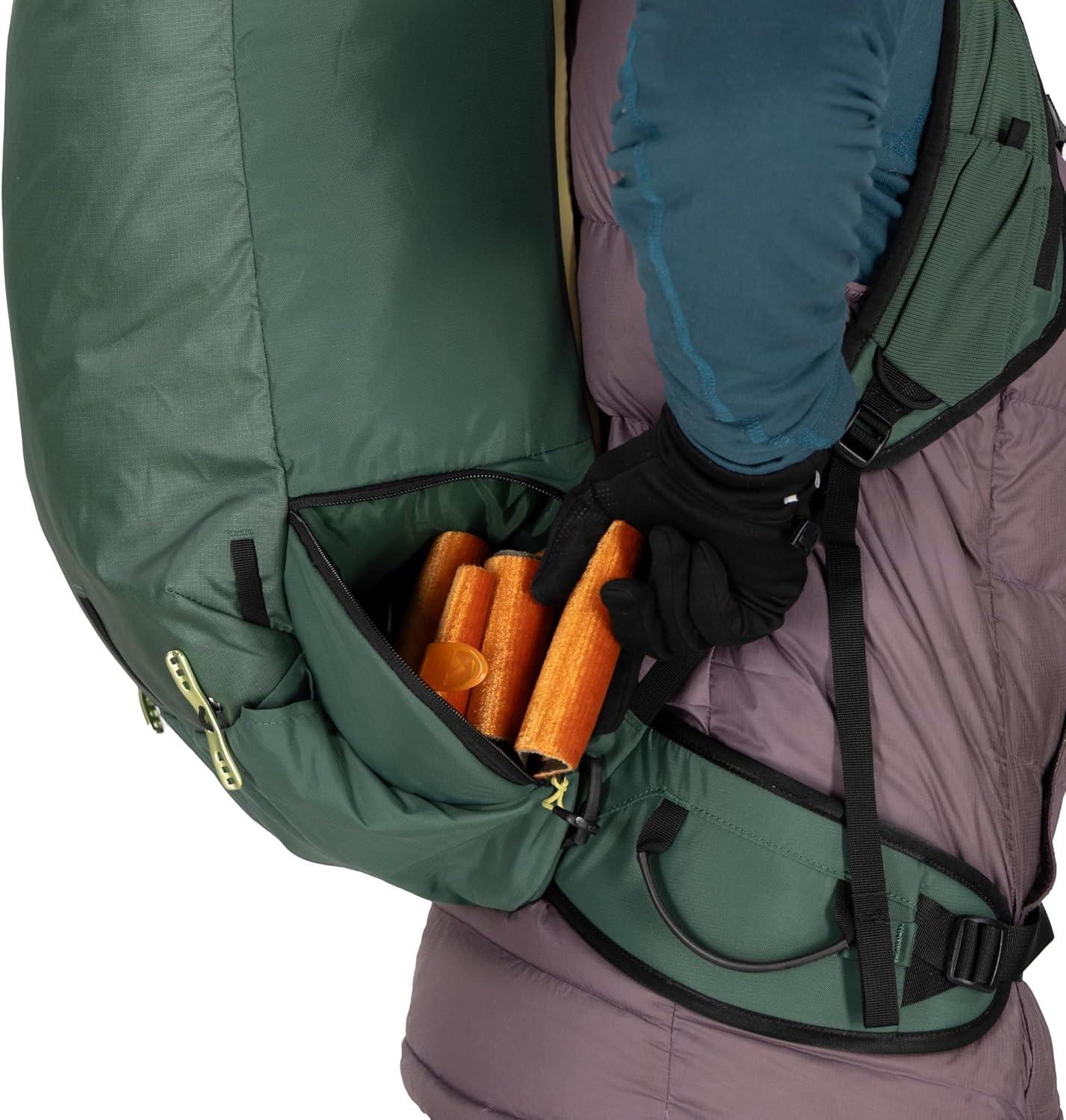 imageOsprey Firn 28L Ski and Snowboard Backpack Lightweight Touring Backpack Euphoria Purple SmallMediumTundra Green