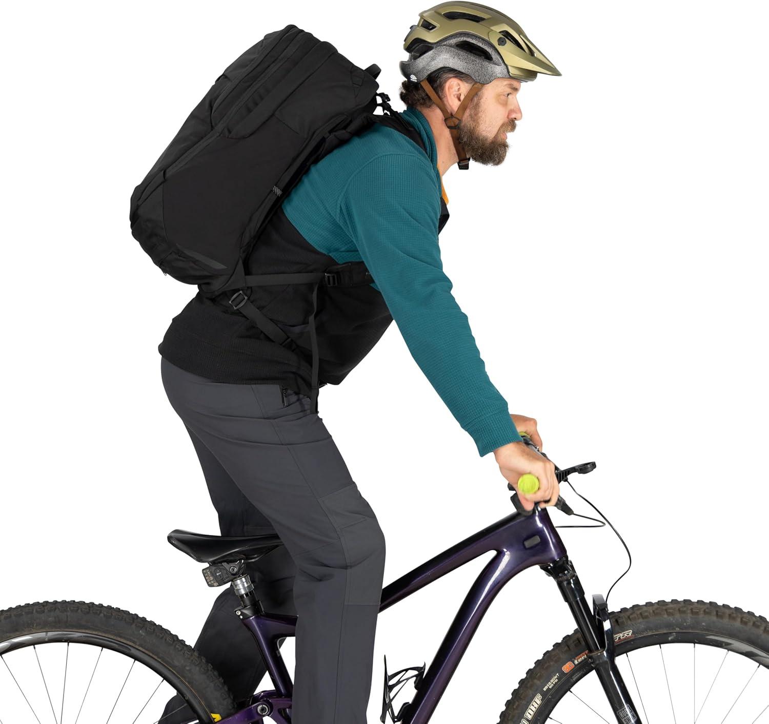 imageOsprey Metron 34L Airspeed Commuter Bike Backpack BlackMagma Brown