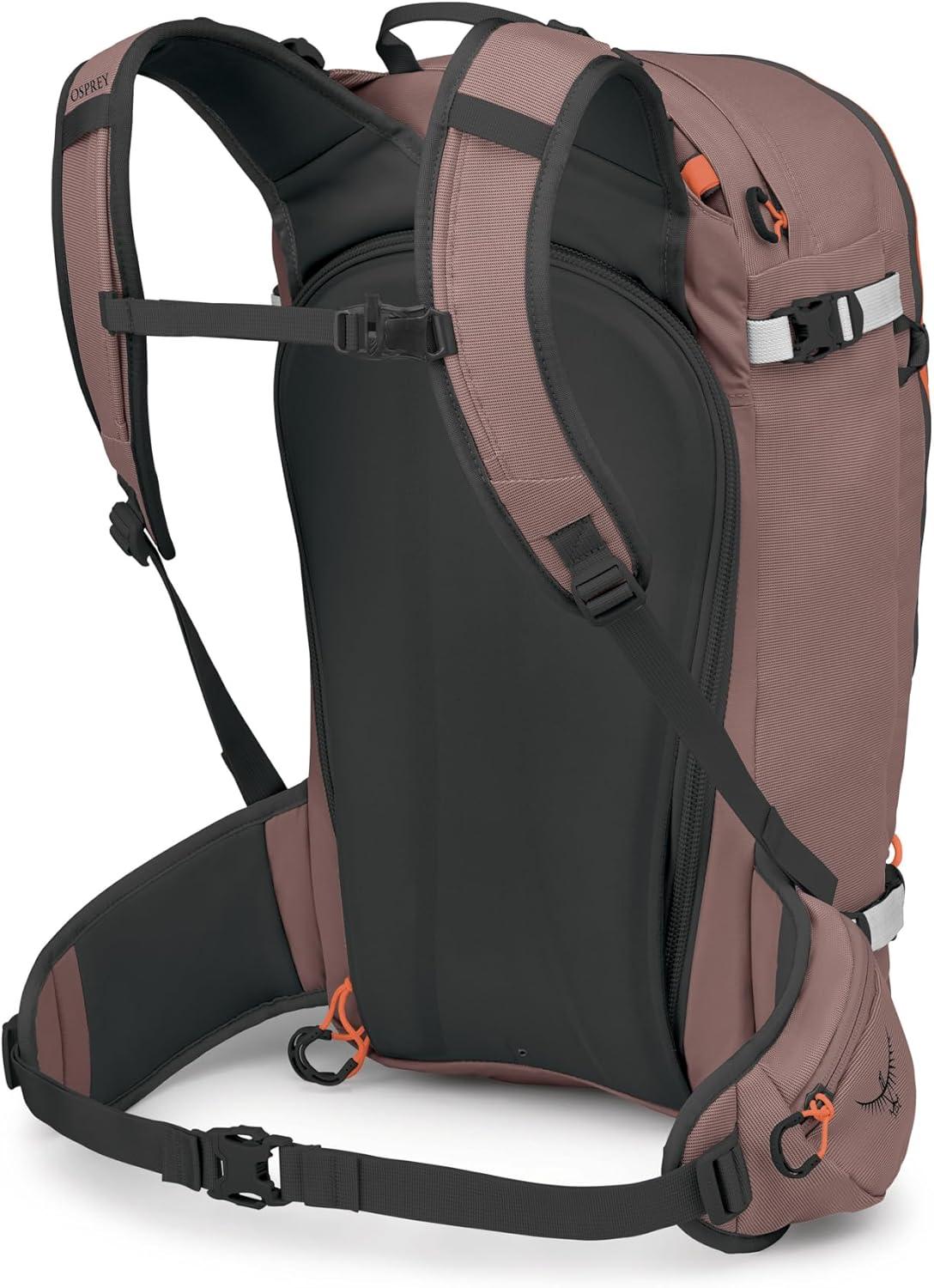 imageOsprey Sopris 32L Ski and Snowboard Backpack Avalanche Gear Carry Lightweight Backcountry Backpack for Women Ski amp Snowboard Carry Made with 100 Recycled Nylon Tundra GreenMagma Brown