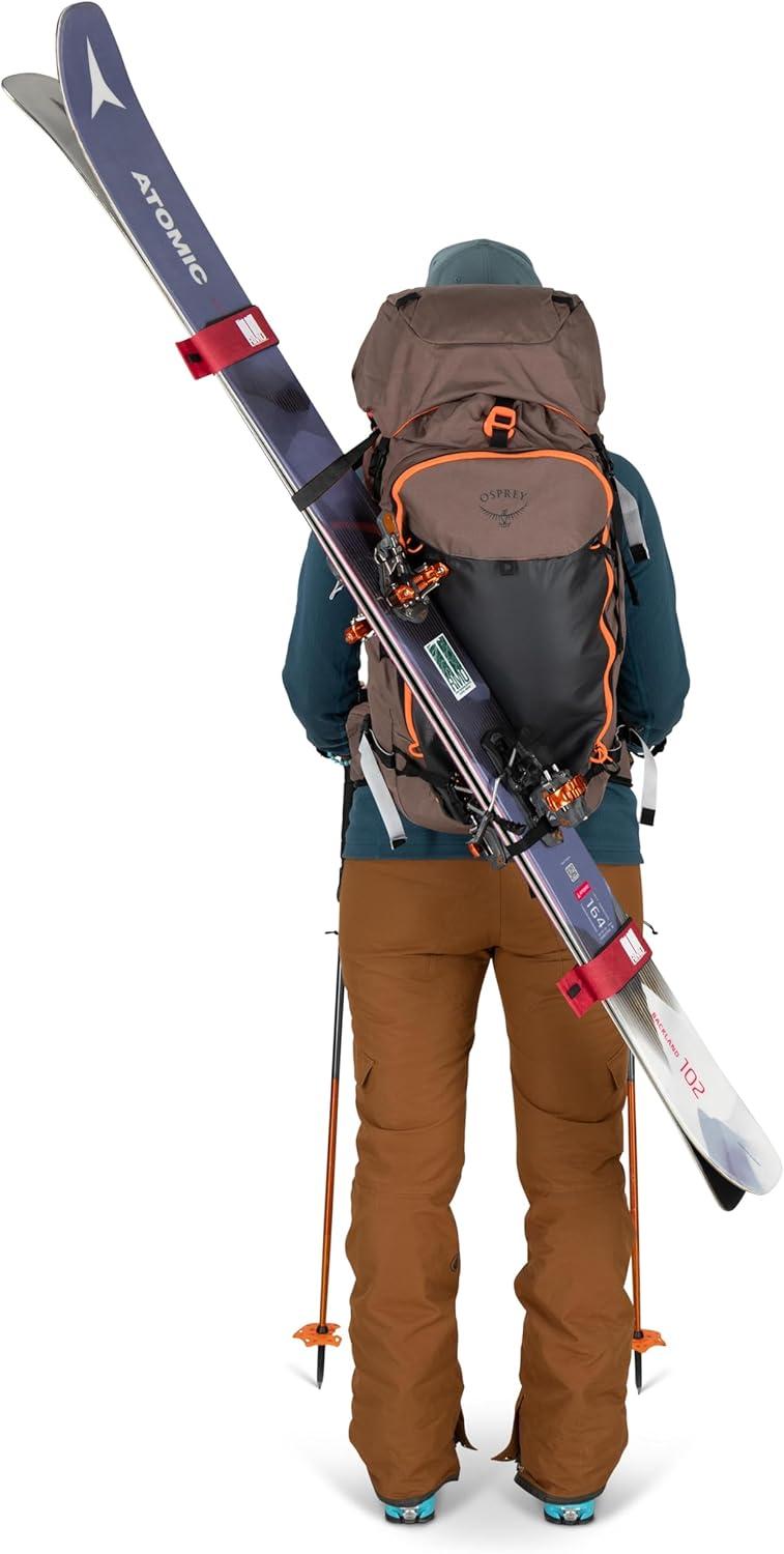 imageOsprey Sopris 32L Ski and Snowboard Backpack Avalanche Gear Carry Lightweight Backcountry Backpack for Women Ski amp Snowboard Carry Made with 100 Recycled Nylon Tundra GreenMagma Brown