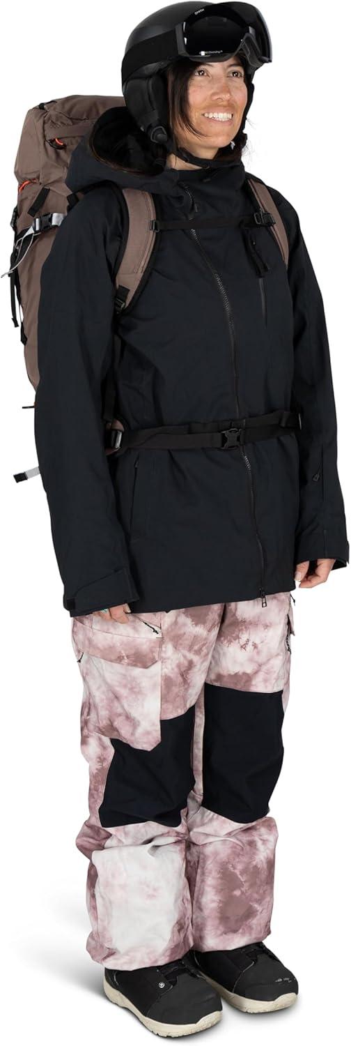 imageOsprey Sopris 32L Ski and Snowboard Backpack Avalanche Gear Carry Lightweight Backcountry Backpack for Women Ski amp Snowboard Carry Made with 100 Recycled Nylon Tundra GreenMagma Brown