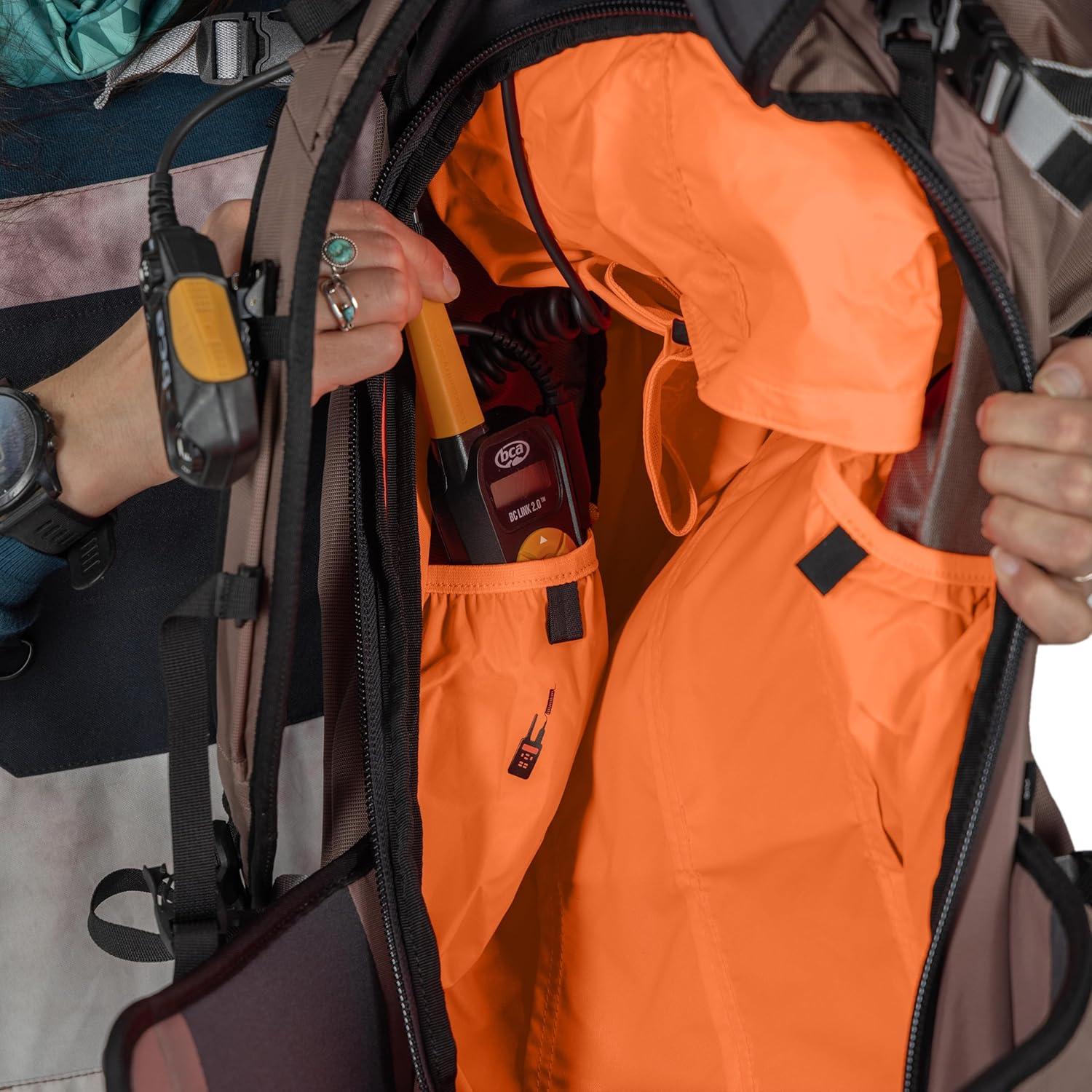 imageOsprey Sopris 32L Ski and Snowboard Backpack Avalanche Gear Carry Lightweight Backcountry Backpack for Women Ski amp Snowboard Carry Made with 100 Recycled Nylon Tundra GreenMagma Brown