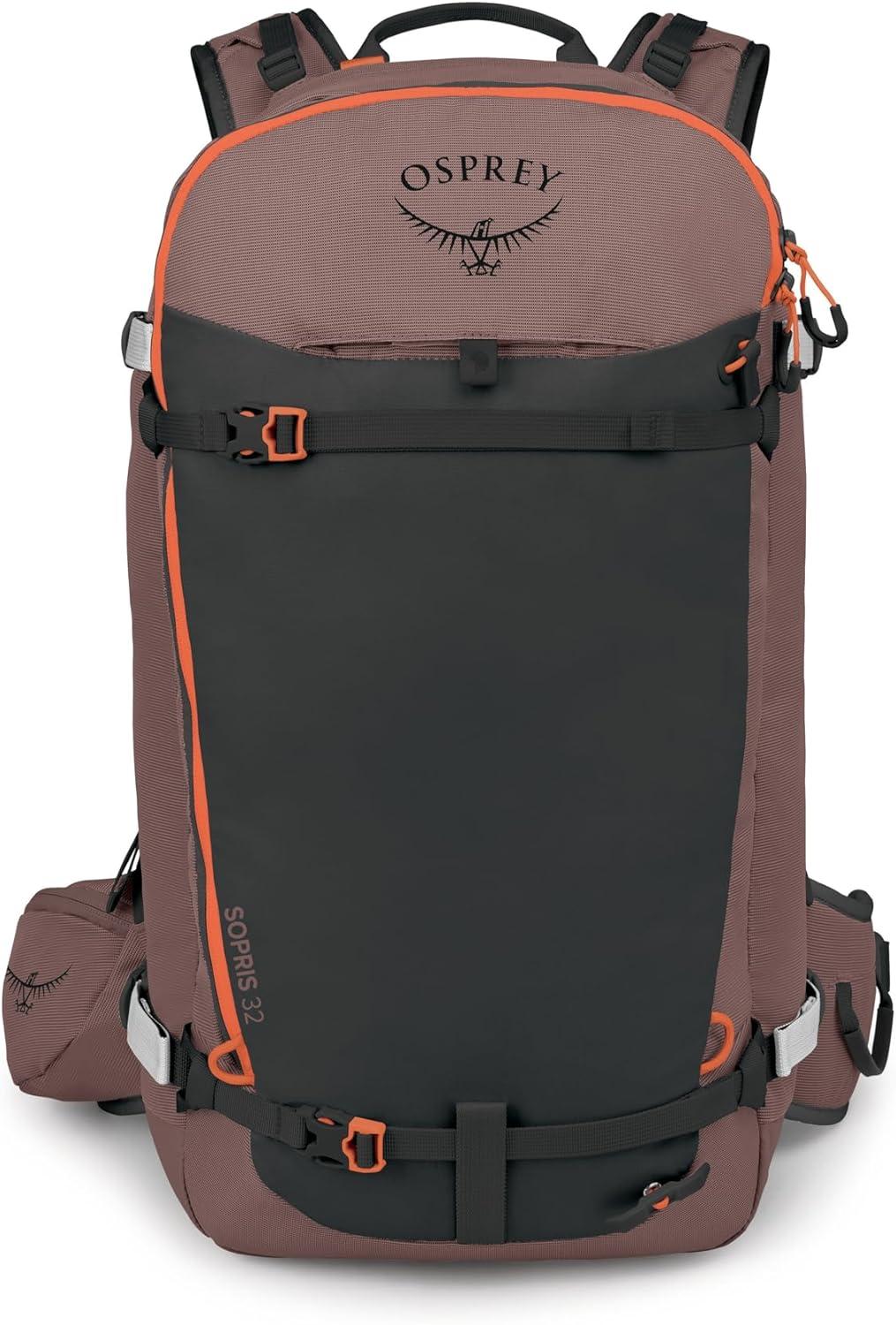 imageOsprey Sopris 32L Ski and Snowboard Backpack Avalanche Gear Carry Lightweight Backcountry Backpack for Women Ski amp Snowboard Carry Made with 100 Recycled Nylon Tundra GreenMagma Brown