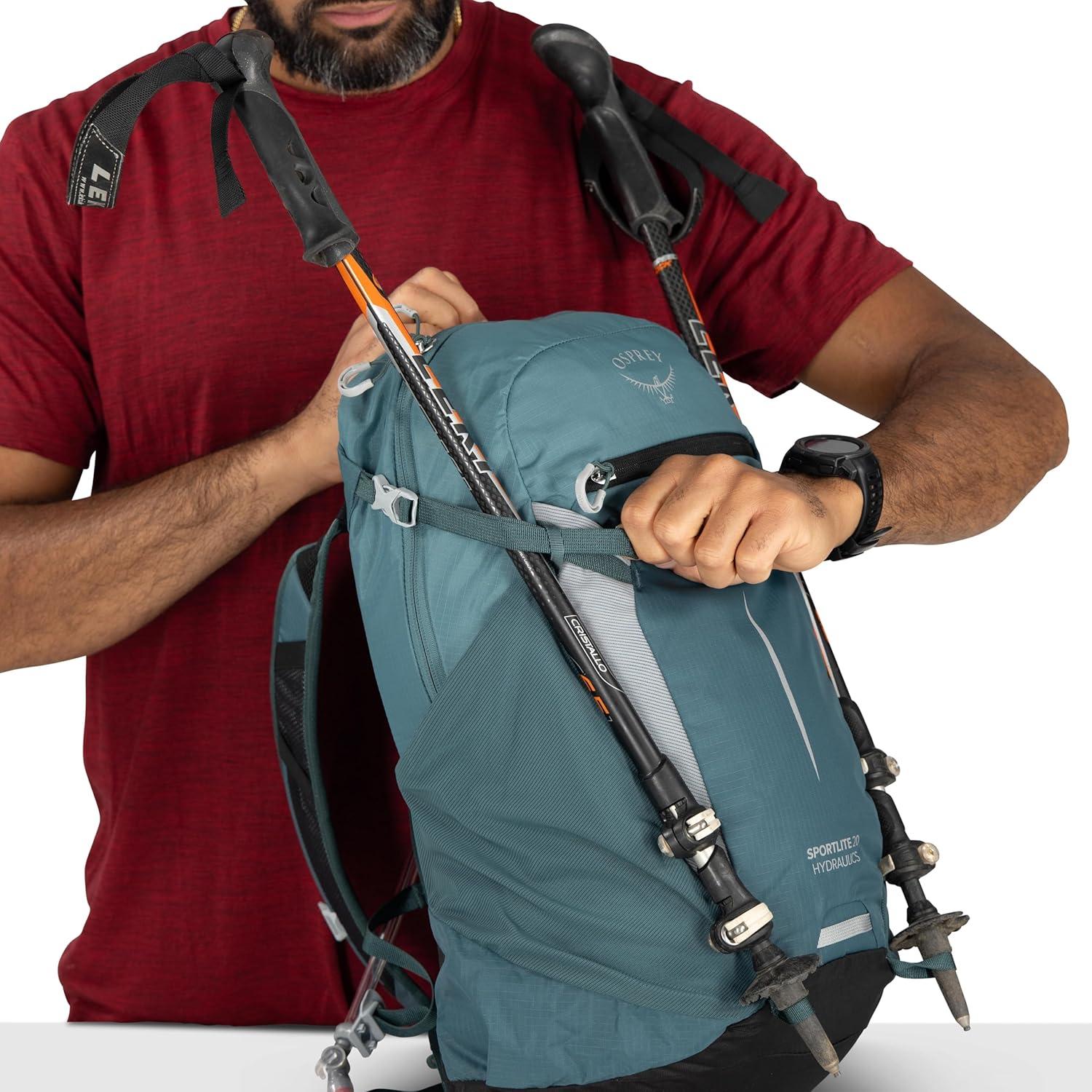 imageOsprey Sportlite Lightweight Hiking Backpack with Hydraulics Reservoir for Men amp Women Everyday Hydration Travel BagOlive Tan