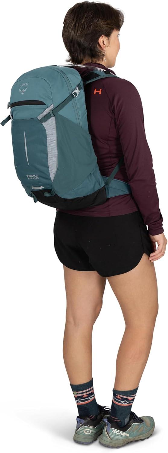 imageOsprey Sportlite Lightweight Hiking Backpack with Hydraulics Reservoir for Men amp Women Everyday Hydration Travel BagRaven Black