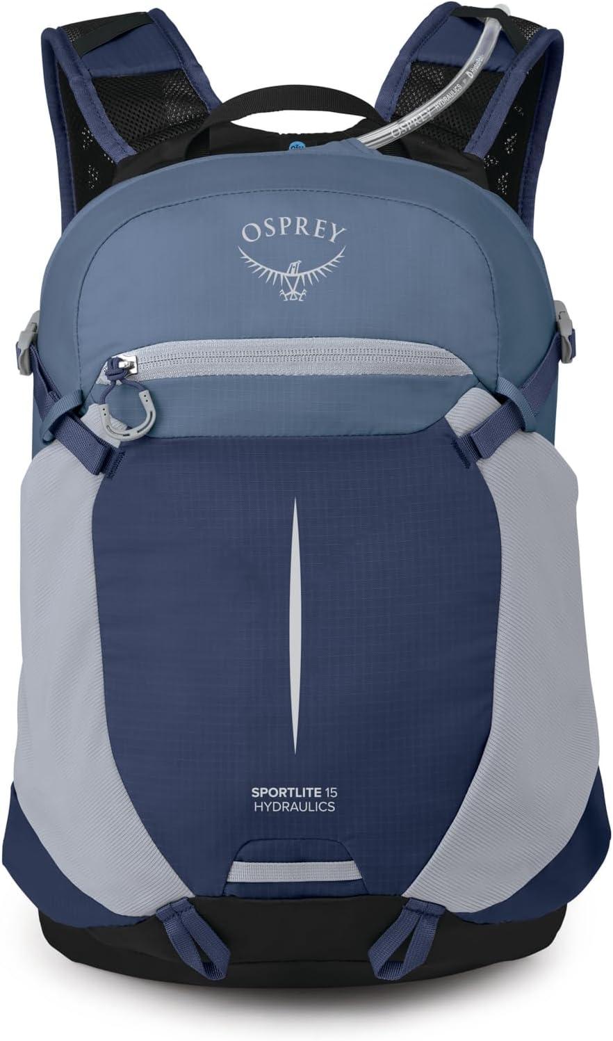 imageOsprey Sportlite Lightweight Hiking Backpack with Hydraulics Reservoir for Men amp Women Everyday Hydration Travel BagSerenity Blue