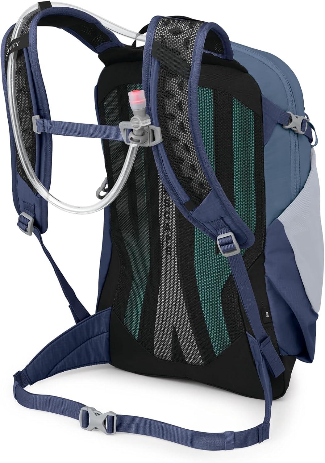 imageOsprey Sportlite Lightweight Hiking Backpack with Hydraulics Reservoir for Men amp Women Everyday Hydration Travel BagSerenity Blue