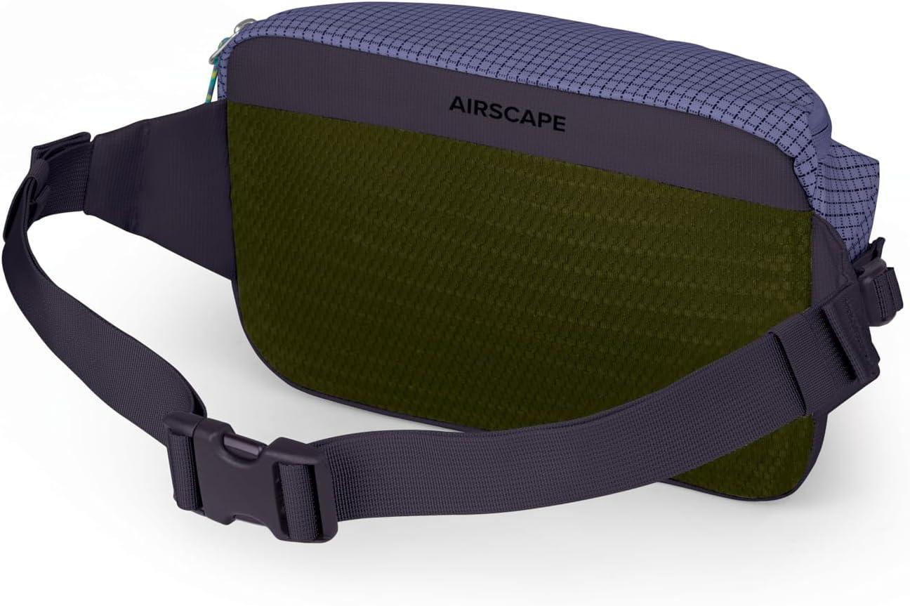 imageOsprey Transporter Commuter Waist Pack Travel Fanny Pack Lightweight Crossbody BagEuphoria PurplePurple Ink