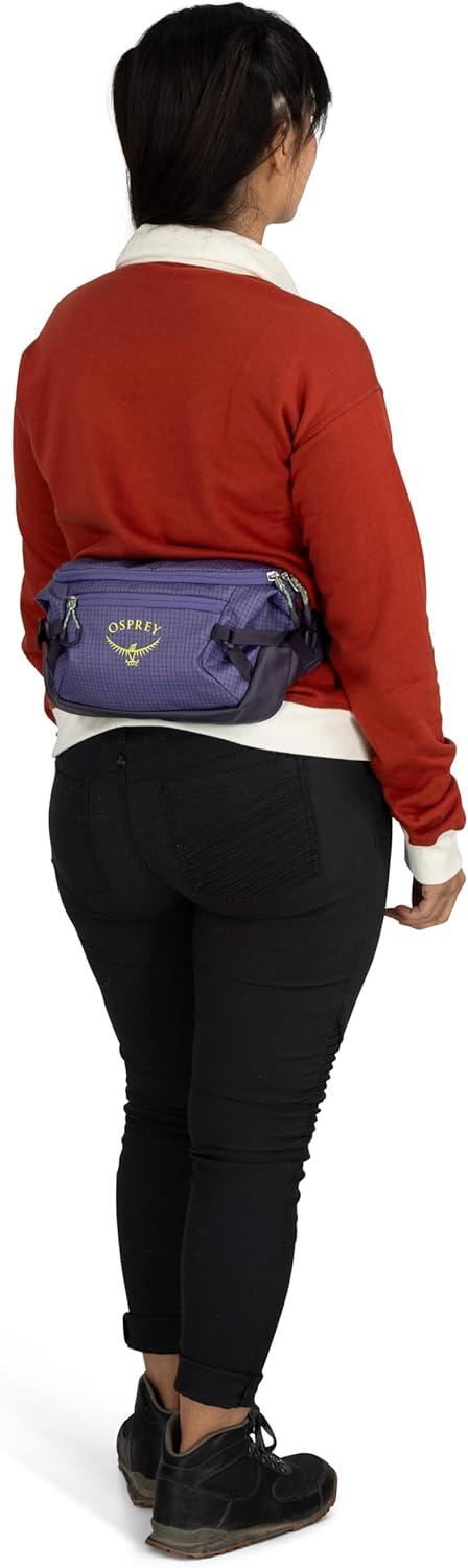 imageOsprey Transporter Commuter Waist Pack Travel Fanny Pack Lightweight Crossbody BagEuphoria PurplePurple Ink