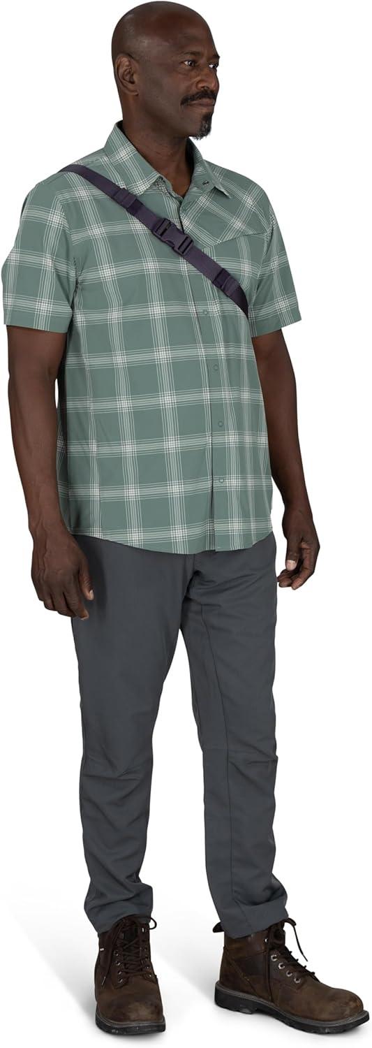 imageOsprey Transporter Commuter Waist Pack Travel Fanny Pack Lightweight Crossbody BagMystery Whitemoody Burgundy