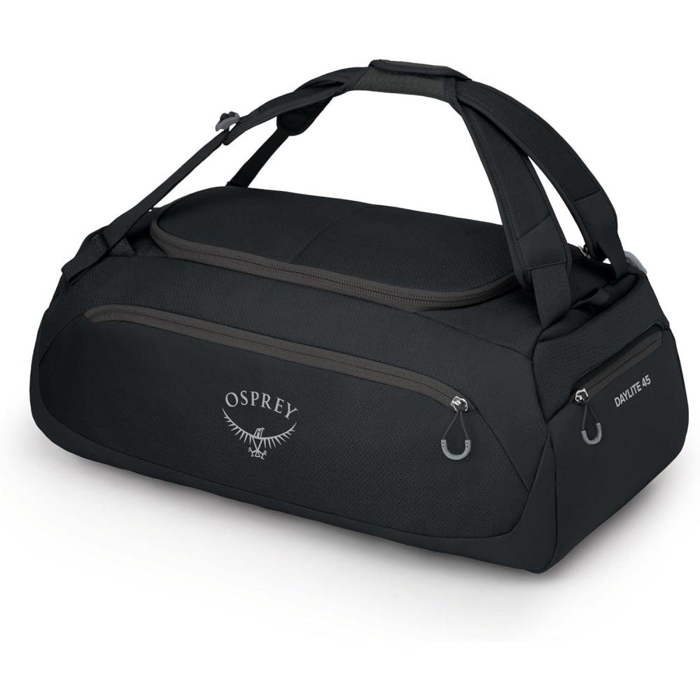 imageOsprey Daylite 45L Duffel Backpack Convertible Everyday Duffel Bag for Gym Commute and Travel Black