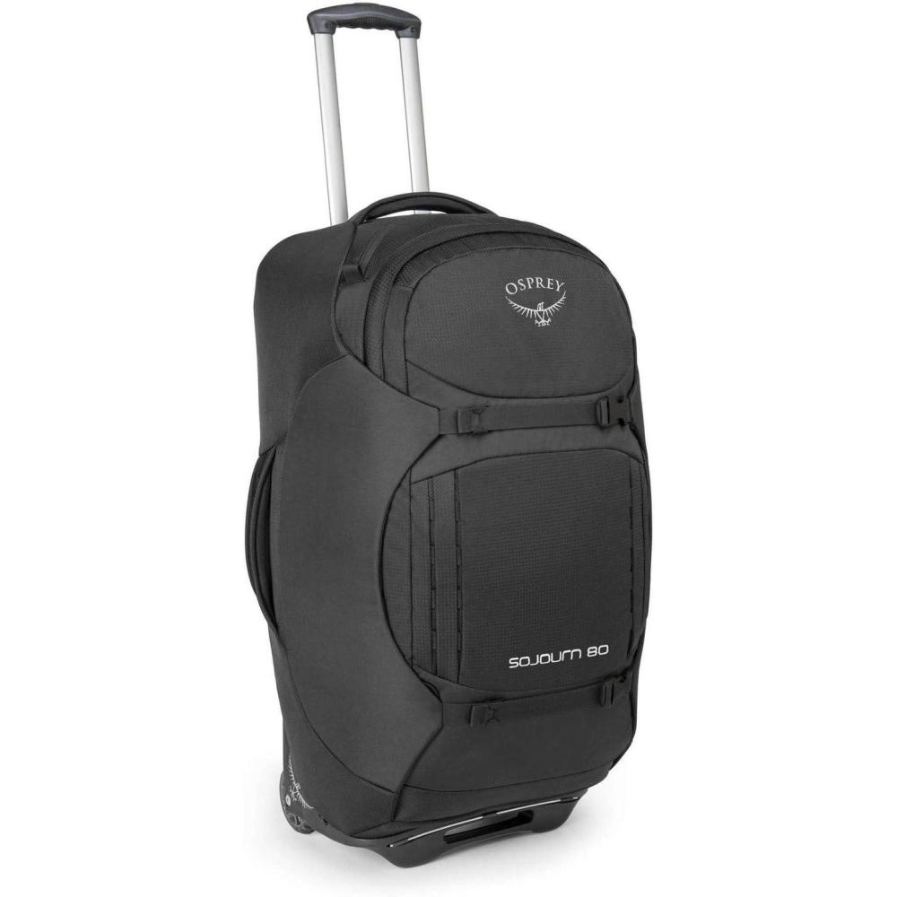 imageOsprey Sojourn Shuttle 36130L Wheeled Duffel Luggage Koseret GreenFlash Black
