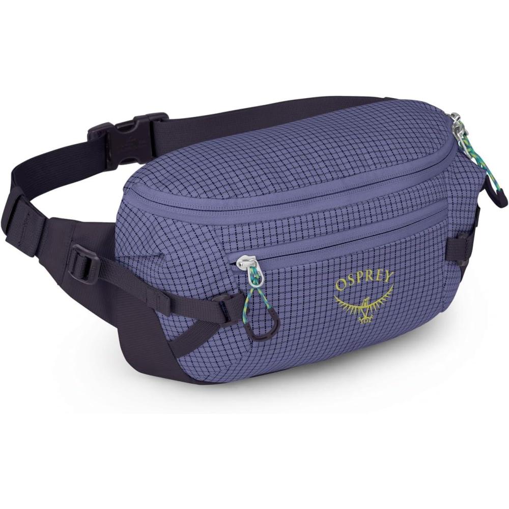 imageOsprey Transporter Commuter Waist Pack Travel Fanny Pack Lightweight Crossbody BagEuphoria PurplePurple Ink