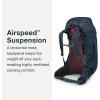 Osprey Farpoint Trek 55L Men’s Travel Backpack, Black(Muted Space Blue)
