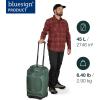 Osprey Sojourn 28″/80L Wheeled Travel Backpack with Harness, Koseret Green(Koseret Green)