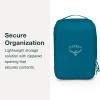 Osprey Ultralight Travel Starter Set, Includes Small & Medium Packing Cube and Garment Folder, Waterfront Blue(Black)