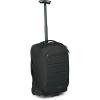 Osprey Ozone 2-Wheel Carry-On – Lightweight Carry-On Luggage with Oversized Wheels and Trolley Handle – Rolling Travel Suitcase for Air Travel, Overhead Compartments and Weekend Trips, Black(Black)