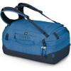 Osprey Transporter Durable Squffel Bag – Water Resistant Square Split Travel Duffel Backpack(Blue Flame/Nocturnal Blue)