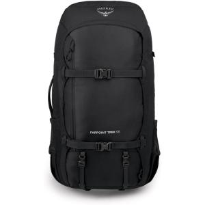 Osprey Farpoint Trek 55L Men’s Travel Backpack, Black(Black)
