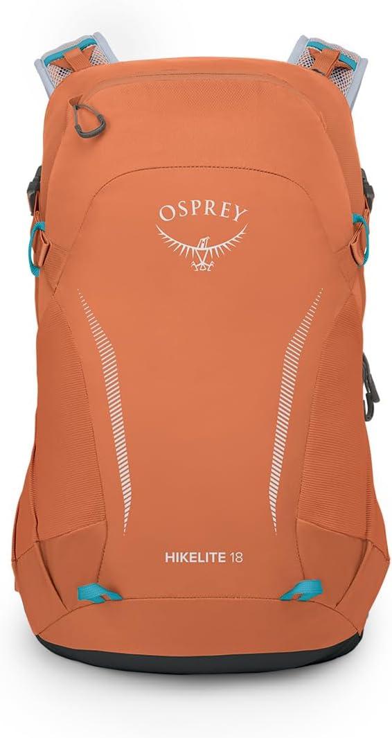 imageOsprey Hikelite 18L Lightweight Hiking Backpack  Durable Travel Daypack with Rain Cover for Men and Women Purple InkPurple DuskCheddar OrangeKoi OrangeBlue Venture