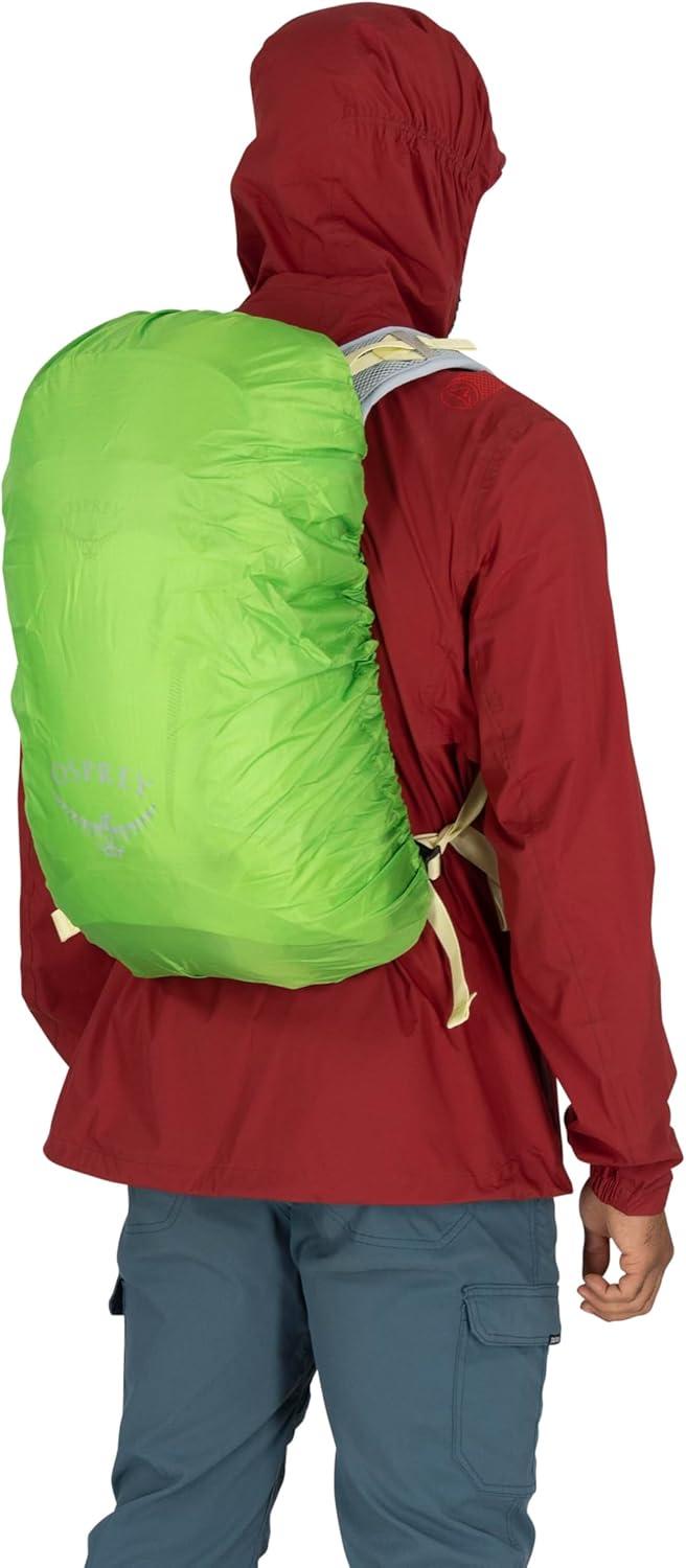 imageOsprey Hikelite 18L Lightweight Hiking Backpack  Durable Travel Daypack with Rain Cover for Men and Women Purple InkPurple DuskCheddar OrangeStardust YellowGray Wolf