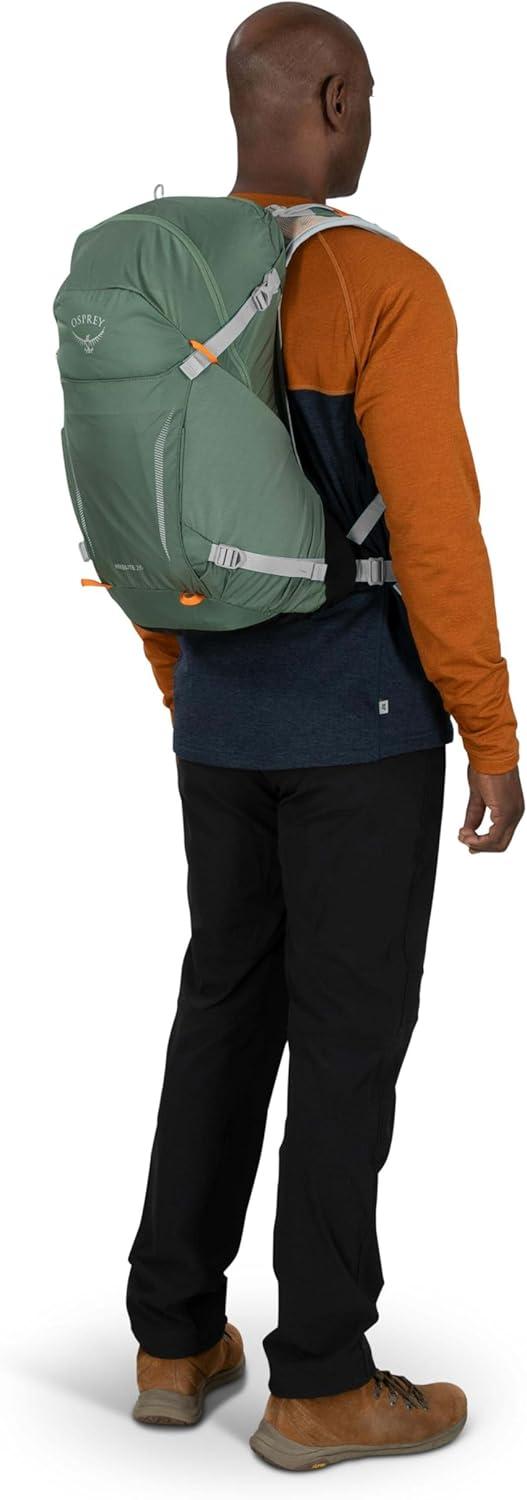 imageOsprey Hikelite 26L Hiking Backpack for Men and Women Lightweight Breathable Backpanel and Raincover Ideal for Hikes Travel and Everyday Use in Any Weather Purple InkPurple DuskCheddar OrangeBlack