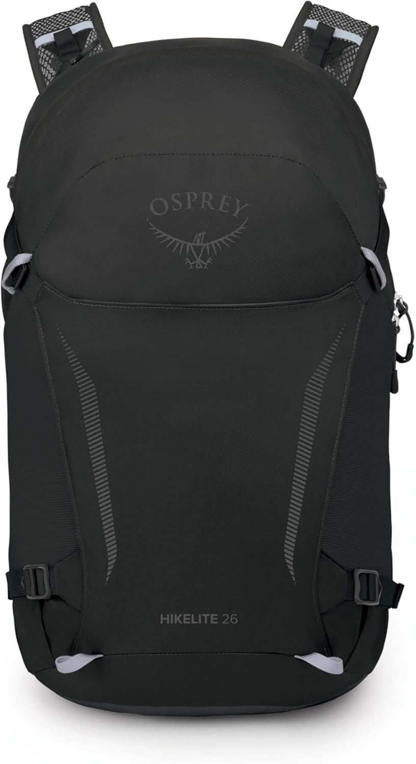 imageOsprey Hikelite 26L Hiking Backpack for Men and Women Lightweight Breathable Backpanel and Raincover Ideal for Hikes Travel and Everyday Use in Any Weather Purple InkPurple DuskCheddar OrangeBlack