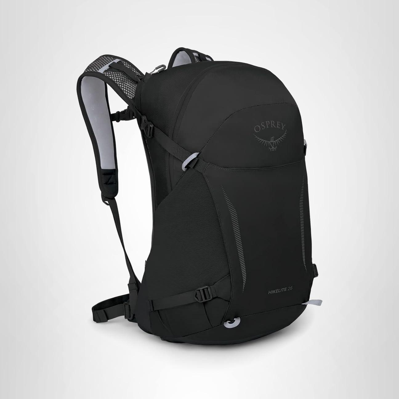 imageOsprey Hikelite 26L Hiking Backpack for Men and Women Lightweight Breathable Backpanel and Raincover Ideal for Hikes Travel and Everyday Use in Any Weather Purple InkPurple DuskCheddar OrangeBlack