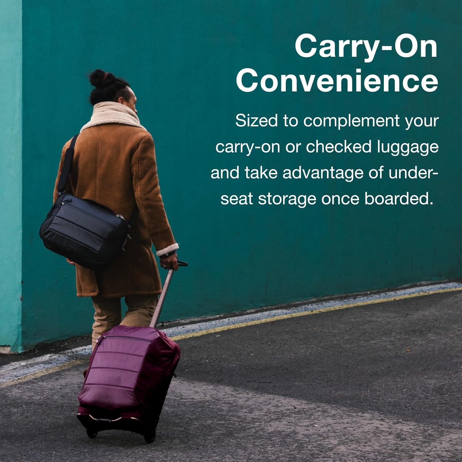 imageOsprey Ozone Brief Bag Lightweight Shoulder Bag with Padded Laptop Sleeve Removable Strap and Hidden Cash Pocket Travel Briefcase and Personal Item Fits Most 16 Laptops CarryOn Companion