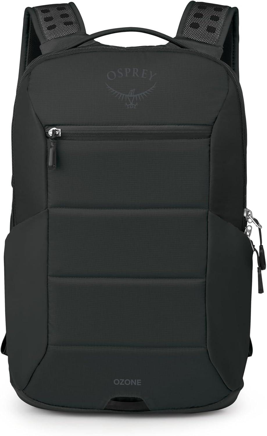 imageOsprey Ozone Slim Pack  Lightweight Laptop Backpack with AirScape Suspension Water Bottle Pockets amp Slim Travel Design  Fits Most 16 Laptops  Personal Item or CarryOn Compatible Moody BurgundyBlack